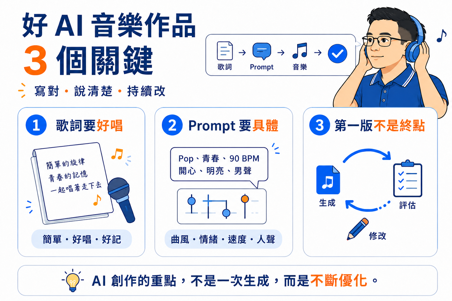 08 ai music key points